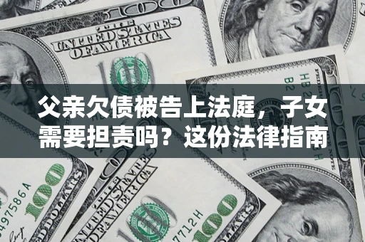 北京父亲欠债被告上法庭，子女需要担责吗？这份法律指南必须看完