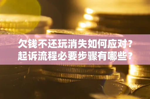 北京欠钱不还玩消失如何应对？起诉流程必要步骤有哪些？